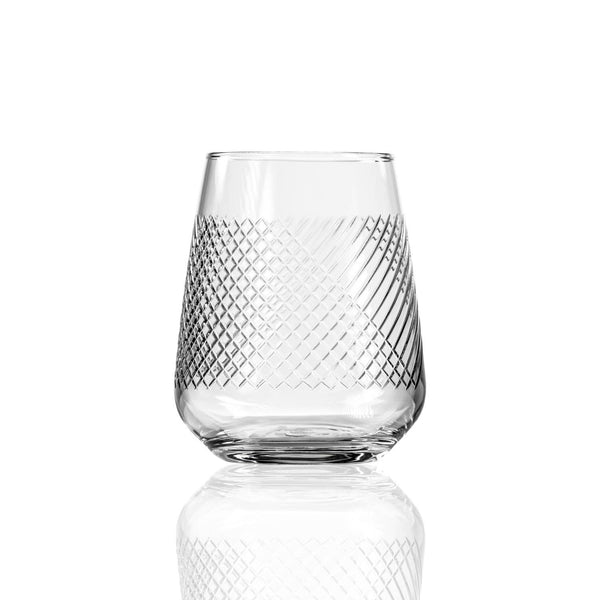 Bourbon Street Stemless Wine Glass: set of 2