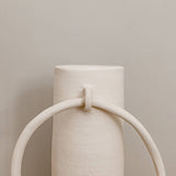 Big Ring Vase: Black/Narrow