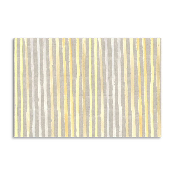 Yellow Stripes Paper Placemats