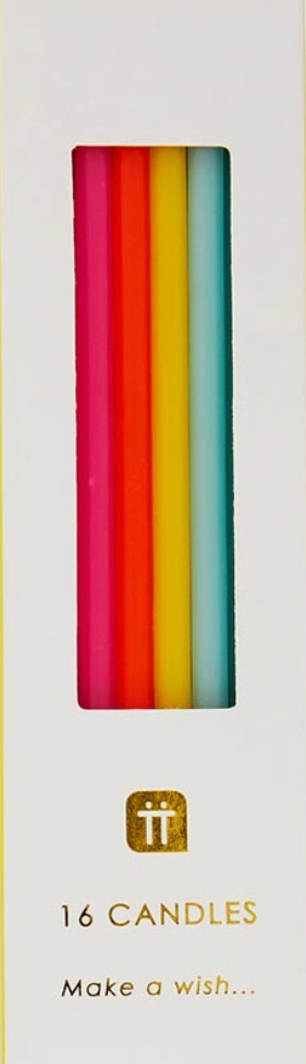 Birthday Candles - Varied Colors