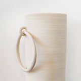 Big Ring Vase: Beige/Wide