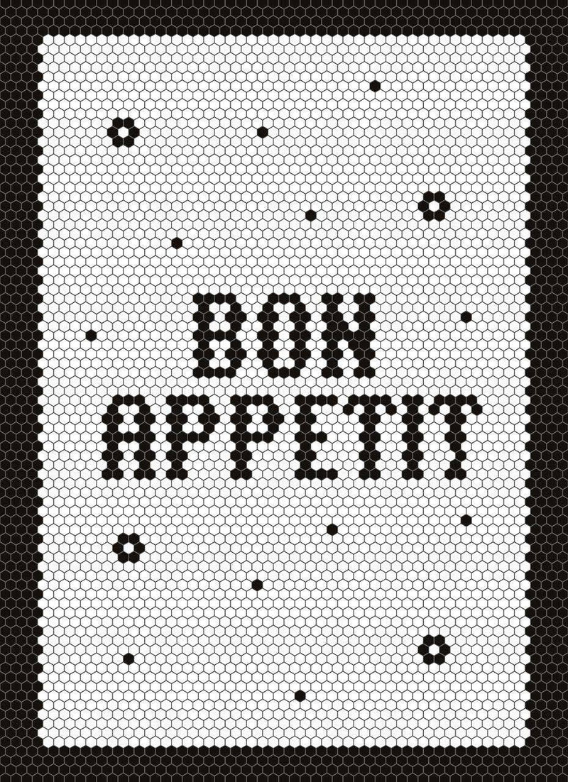 Bon Appetit Tea Towel - Black