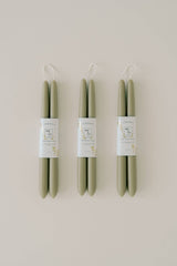 Bayberry & Beeswax Dipped Taper Candles | 10"