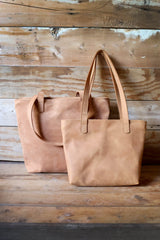 Kilele Leather Market Tote