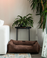 Chester & Lee | Milk Chocolate Sleeper Dog Bed