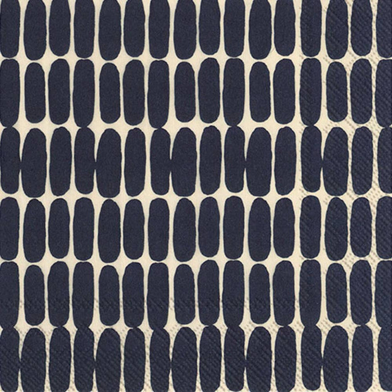 Cocktail Napkins 20 ct Alku Linen Black