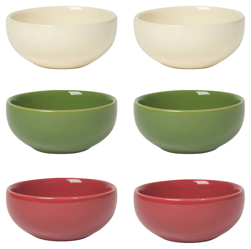 Holiday Pinch Bowls: Set/6