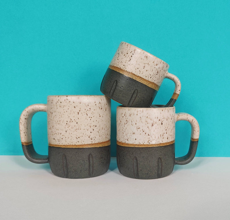 Cookie Mug - Black & White: 12oz