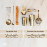 14-Piece Bartender Kit - Gold