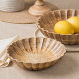Scallop Serenity Bowls - Natural Set/2