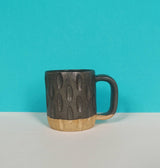 Fat Honeycomb Mug - Black: 12oz