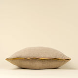 20x20 Selvage Linen Pillow, Sunflower: Cover with Filler