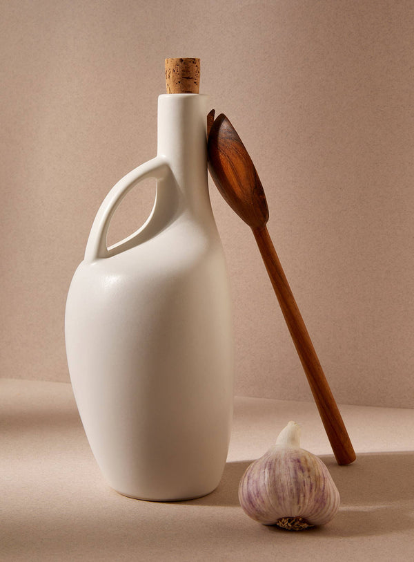 Olive Oil Dispenser | 34 oz: Linen