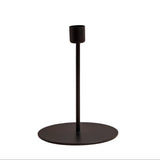 Black candle holder medium