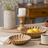 Scallop Serenity Bowls - Natural Set/2
