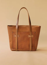 Leather Cargo Tote Bag