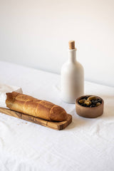 Stoneware Olive Oil Bottle | Matte Black