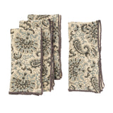 Marin Block Print Napkins S/4
