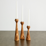 Tapered Candlestick: Natural, Small