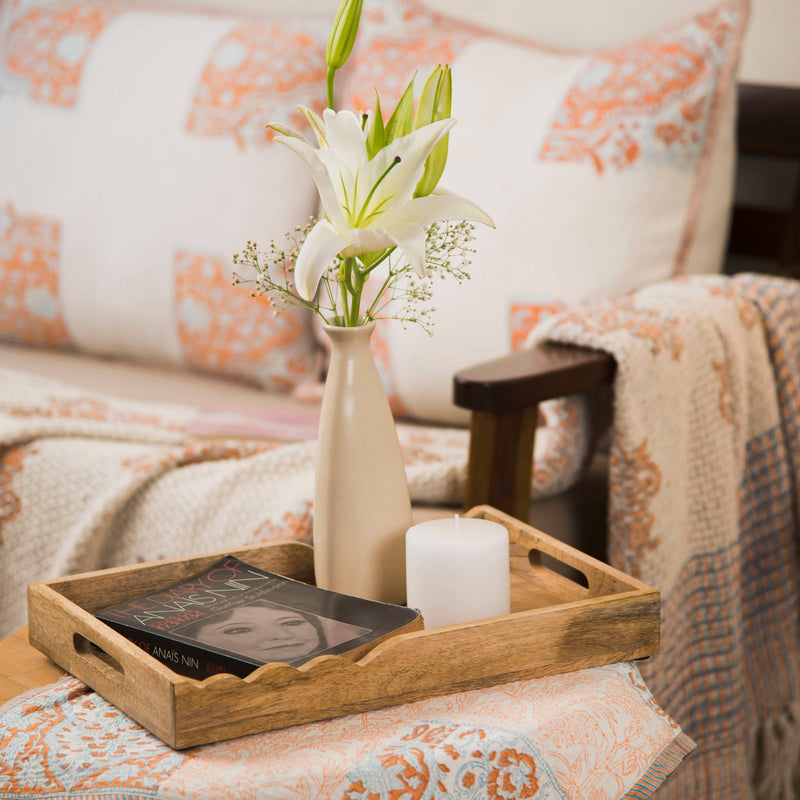 Scalloped Serving Tray