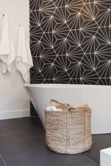 Round Laundry Basket, jute: Natural