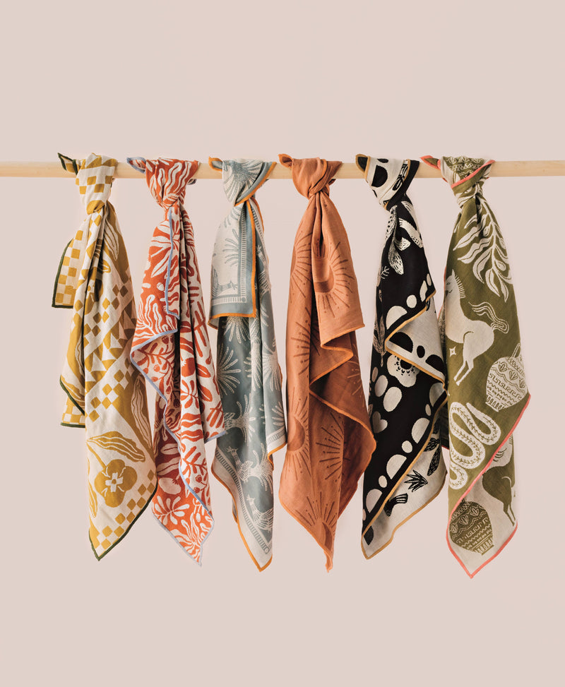 Plume Double Cloth Dishtowel