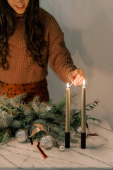 Bayberry & Beeswax Dipped Taper Candles | 10"