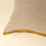 20x20 Selvage Linen Pillow, Sunflower: Cover with Filler