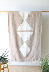 Adobe Sandstone // Handwoven Blanket