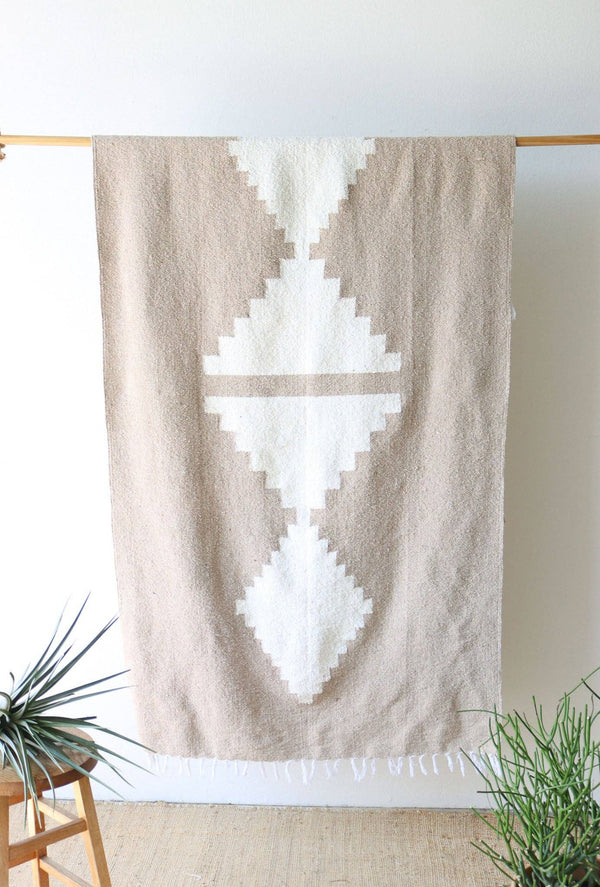 Adobe Sandstone // Handwoven Blanket