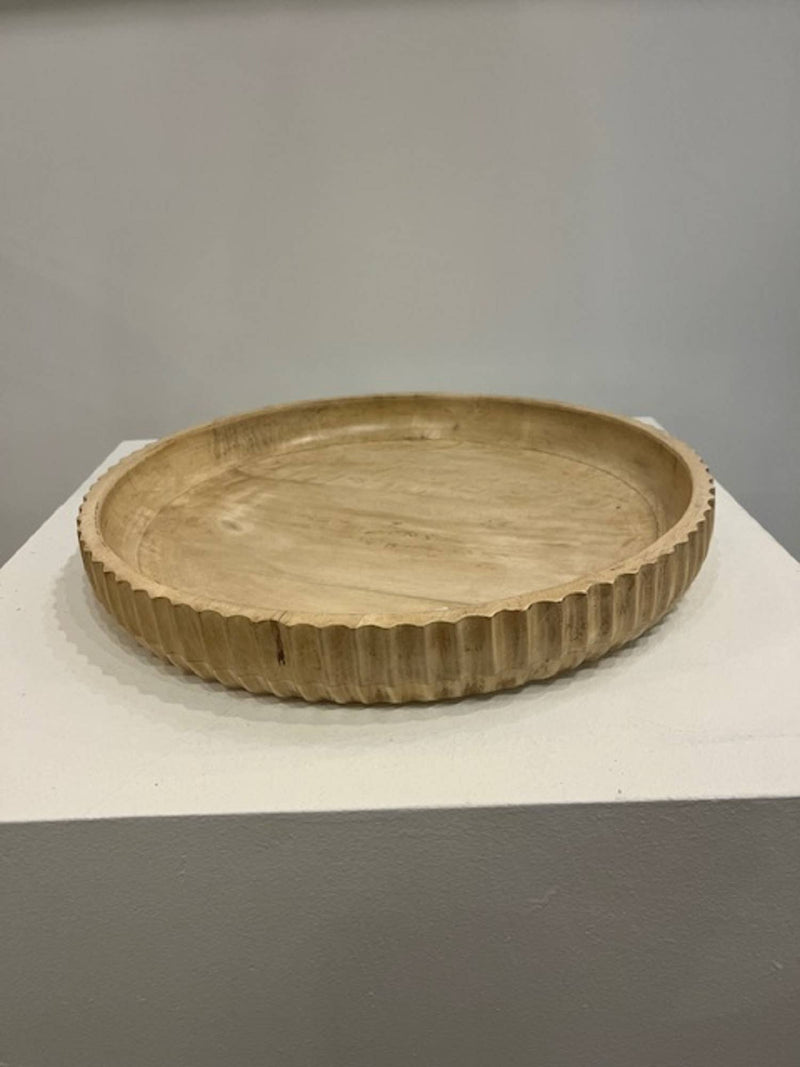 Sun Bleached Mango Wood Bowl - 15"