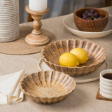 Scallop Serenity Bowls - Natural Set/2