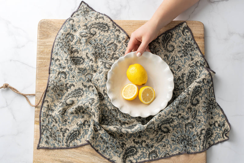 Marin Block Print Napkins S/4