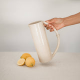 Half Circle Pitcher: Beige