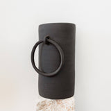 Big Ring Vase: Beige/Wide