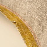 20x20 Selvage Linen Pillow, Sunflower: Cover with Filler