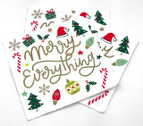 Christmas Cocktail Napkins | Merry Everything - 20ct: Default Title