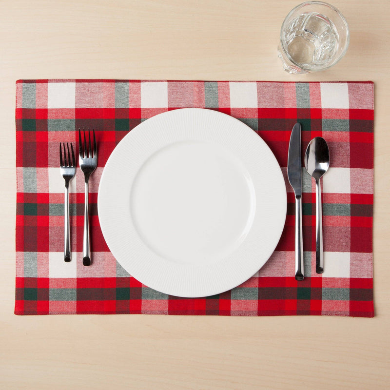 Cotton Holiday Placemats: Set/4