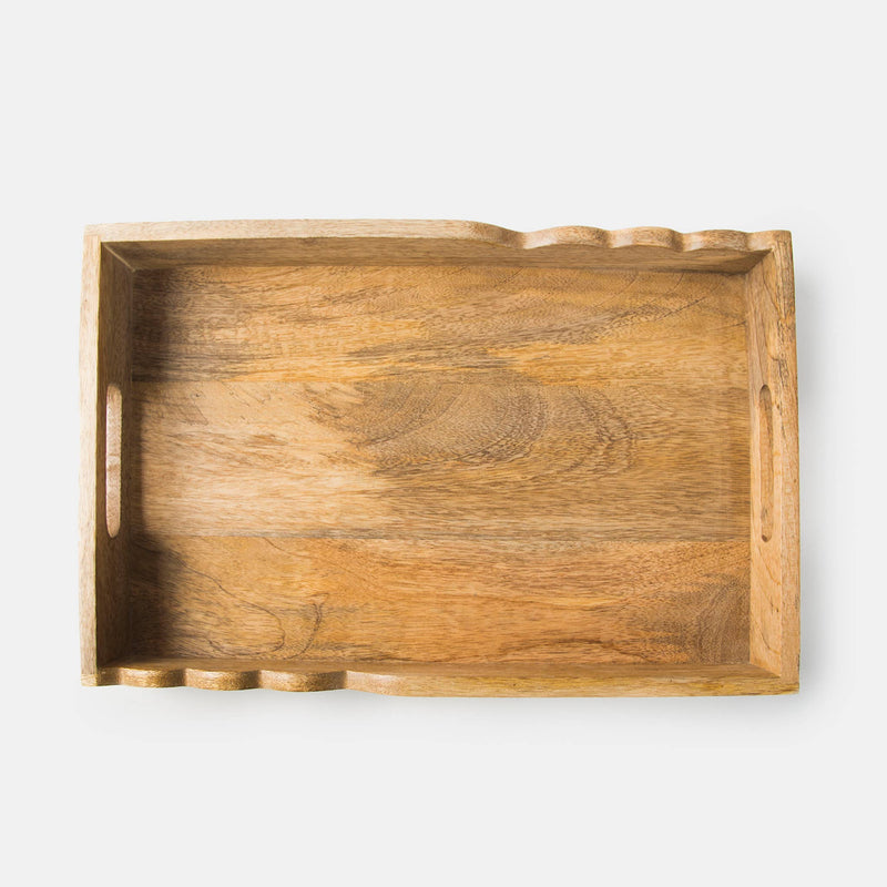 Scalloped Serving Tray