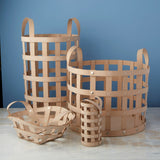 Pali Recycled Leather Everything Basket