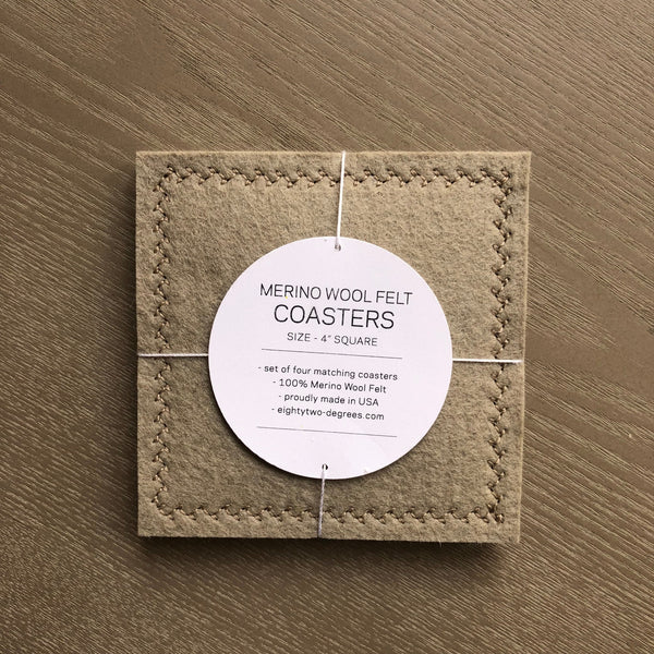 Square Wool Coaster Set