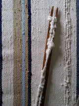 Striped Raw Silk Pillow