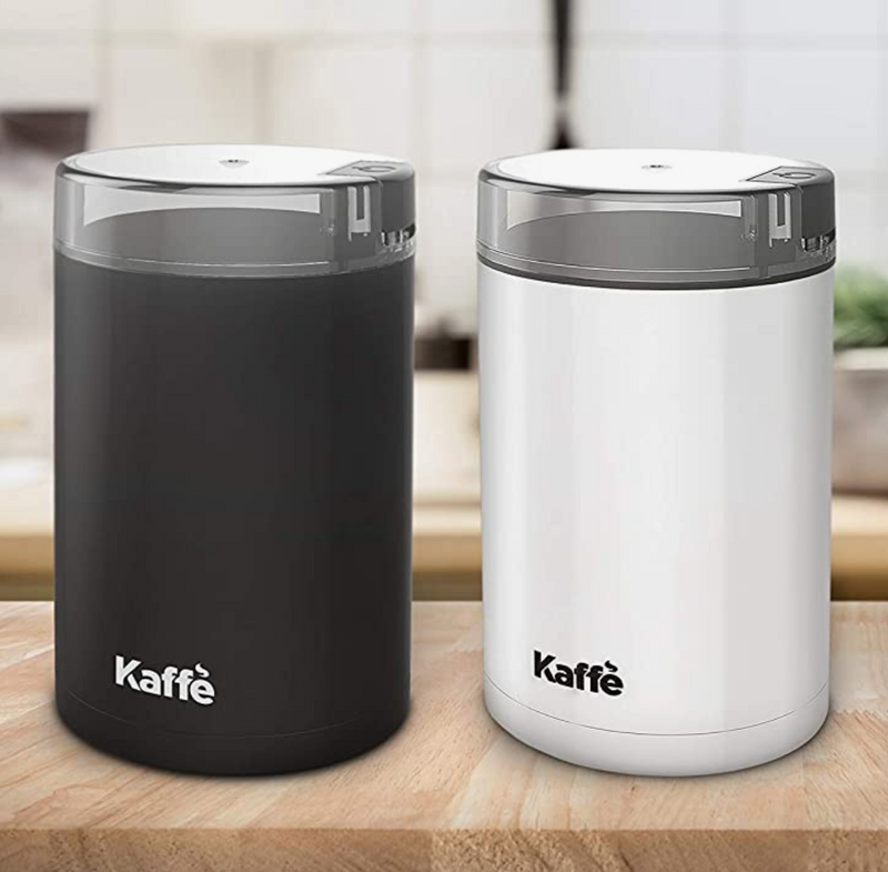 Kaffe Electric Coffee Grinder Easy On/Off Button Black