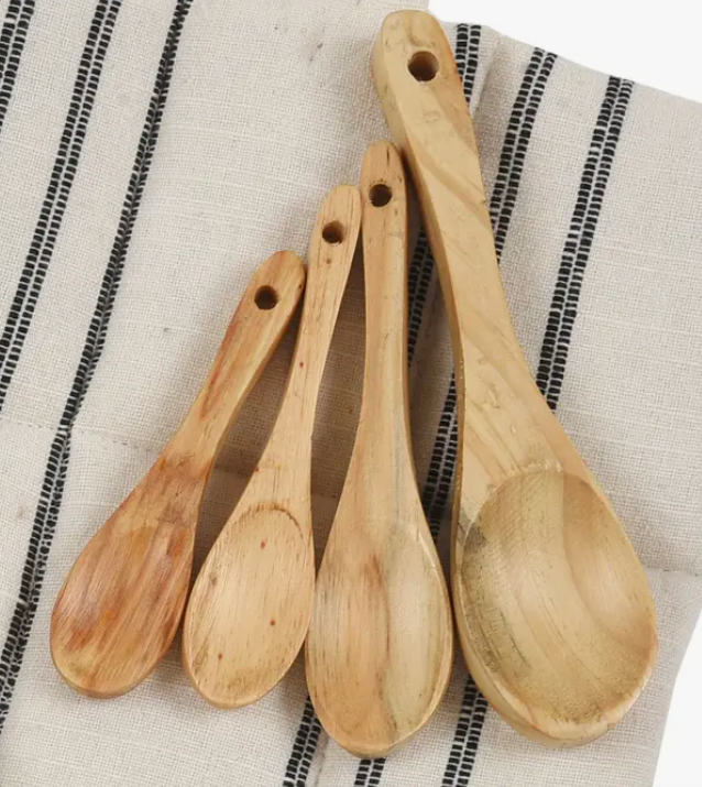 Wooden Spoons - Set of 4