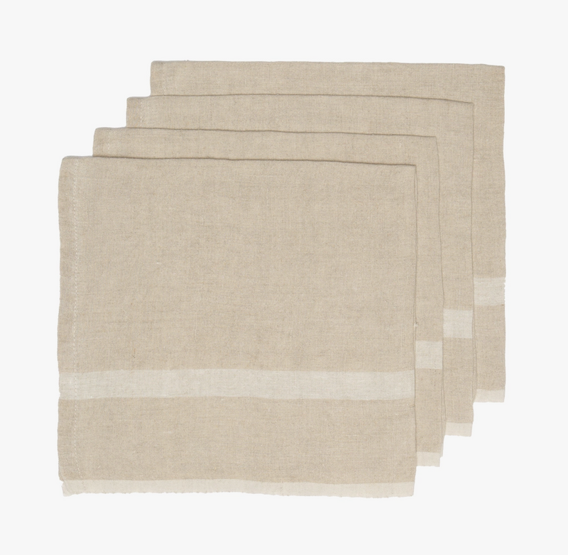 Laundered Linen Napkins - Set of 4