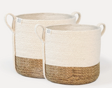 Savar Basket w/ Side Handle: Set/2