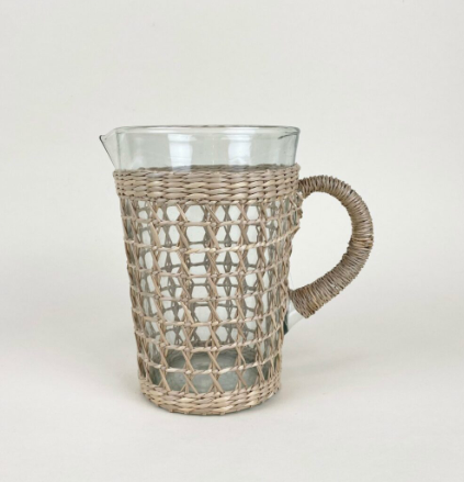 Seagrass Cage Pitcher