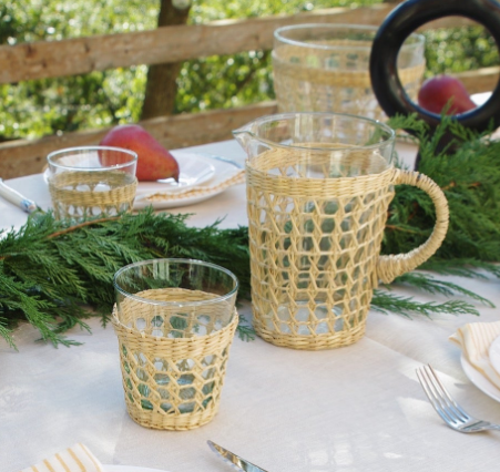 Seagrass Cage Pitcher