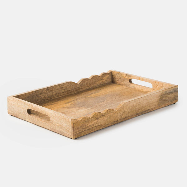 Scalloped Serving Tray