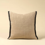 20x20 Selvage Linen Pillow, Charcoal